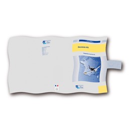 Sobre de PVC para documentos VFR - 3 pliegues SIA - 1