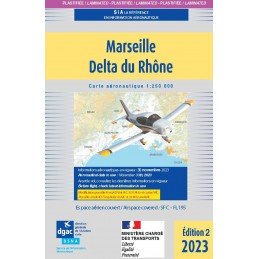 2nde Édition 2023 PLASTIFIÉE - Carte SIA Marseille Delta du Rhône SIA - 1