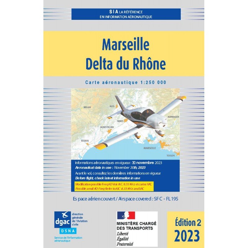 2nde Édition 2023 - Carte SIA Marseille Delta du Rhône SIA - 1