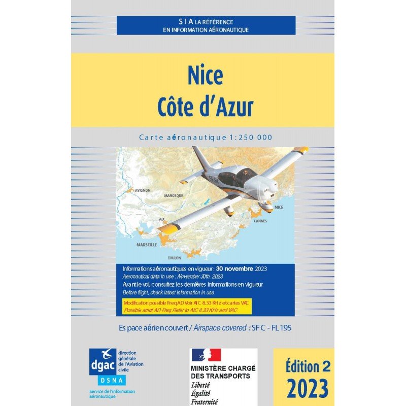 2023 Edition - Map SIA Nice Côte d'Azur SIA - 1