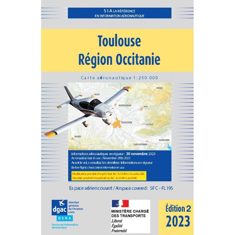 2nde Édition 2023 - Carte SIA Toulouse Région Occitanie SIA - 1