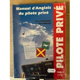 Manuel d'Anglais du pilote privé - TOME 2 - Editions CEPADUES CEPADUES - 1