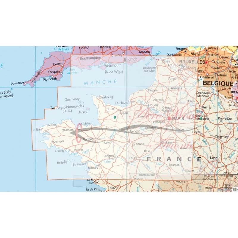 copy of 2023 Edition - Map 941 IGN ICAO - NORTH WEST FRANCE IGN - 3