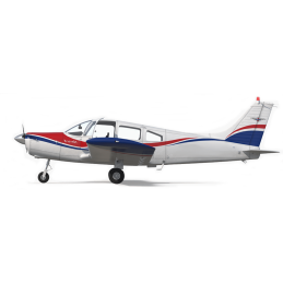Stickers personnalisés pour Piper PA28 - Immatriculation et lettrage avion AEROWOOD - 1