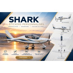 Custom Shark Aero Shark Aircraft Decals - Registration & Lettering AEROWOOD - 1