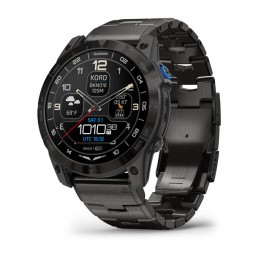 Reloj de aviación Garmin D2 Mach 1 Pro – 51 mm, titanio DLC gris carbono (EMEA) GARMIN