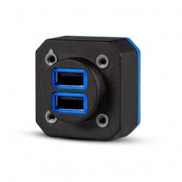 Prise USB Garmin GSB 15 – 2 x USB-A, alimentation latérale GARMIN