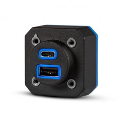 Toma USB Garmin GSB 15 – USB-A + USB-C, alimentación trasera GARMIN