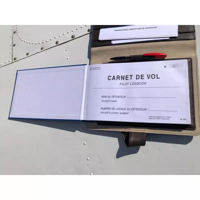 CARNET DE VOL EASA POUR PILOTE D'AVION SIA - 3