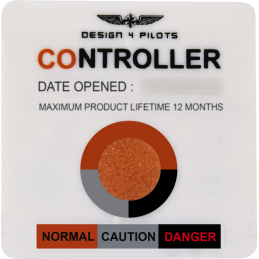 PILOT CONTROLLER® - Detector de monóxido de carbono de CO Design4pilots para cabina de avión