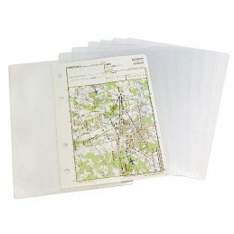 Paquet de 10 pochettes transparentes au format A5 Genouillère PROFI DESIGN 4 PILOTS - 1