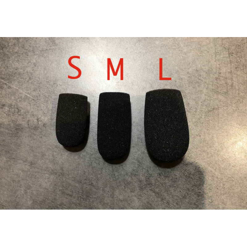 Bonnette Anti-vent Noire En Mousse Pour Microphone De Casque Aviation - Protection Contre Le Bruit
